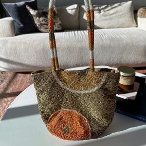 Zara Citrus Beaded Bag